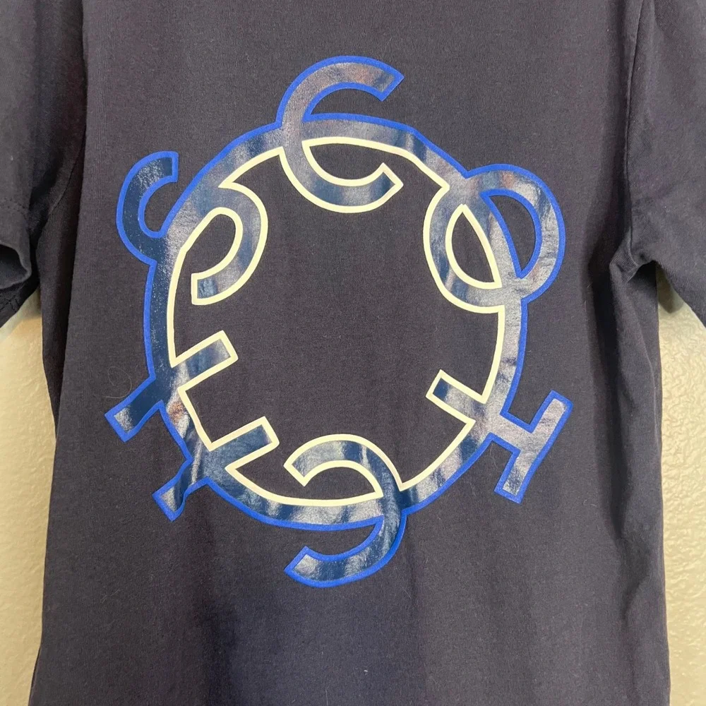 Scotch & Soda T-Shirt Boys 10 Navy Blue‎ Graphic Short Sleeve Crew Neck